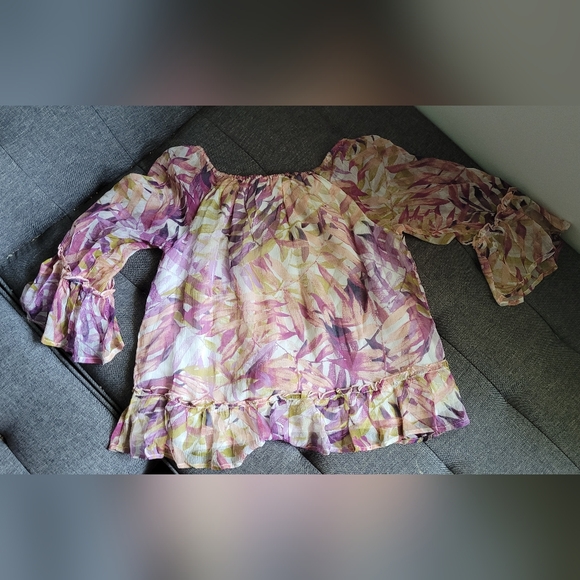 Lucky Brand elbow length blouse, size Small - Picture 2 of 3